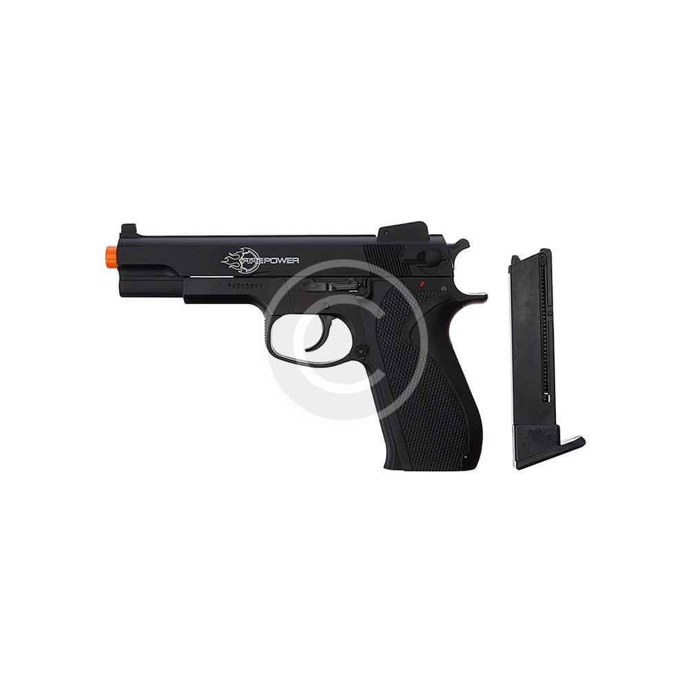 Firepower.45 Metal Slide Airsoft Pistol, 6mm Nerf Games